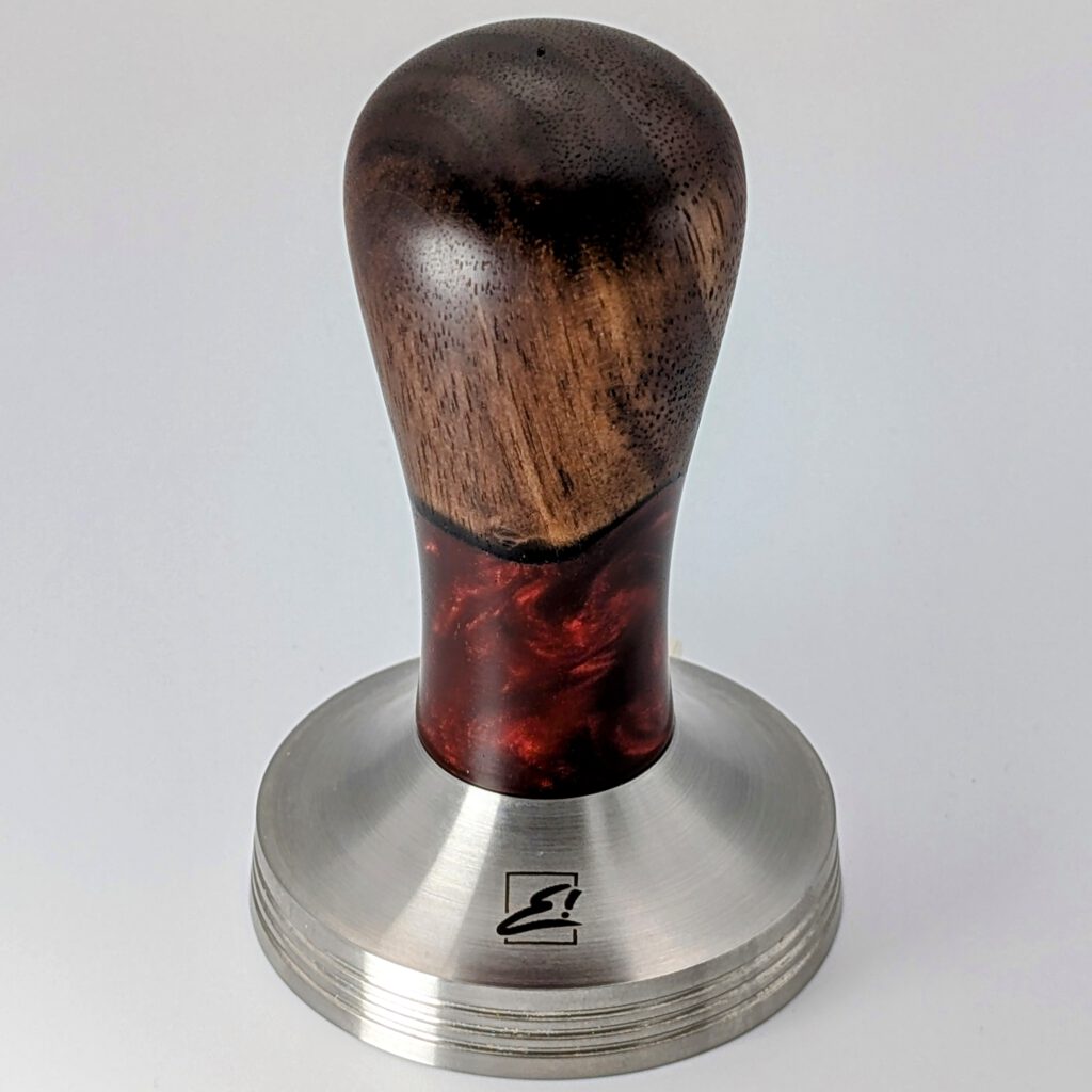Tamper aus Nussbaum 1 espresso tamper aus nussbaum